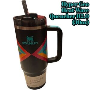 Stanley HYPER GEO Heat Wave Tumbler Cup 30oz Quencher FlowState H2.0 Straw 30 oz